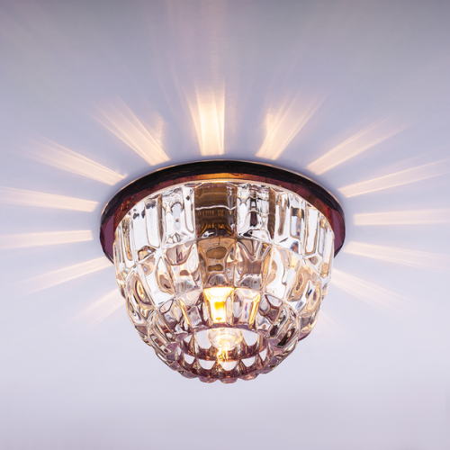 Светильник встраиваемый Италмак Bohemia 220 1 74 G9 60Вт/90мм пурпур картинка 